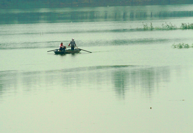 金秋画卷金堤河(图1)